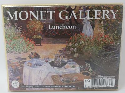 Mazzo Carte Ramino Piatnik Monet Gallery Luncheon 2386 Bridge Rummy Canasta Vintage Mazzo Carte Ramino Piatnik Monet Gallery Luncheon 2386 Bridge Rummy Canasta Vintage