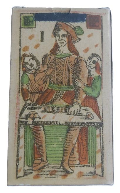 Mazzo Carte Tarocchi Fiorentini Minchiate Mazzo Carte Tarocchi Fiorentini Minchiate "Al Leone" Italia XVIII Secolo Ristampato 2004