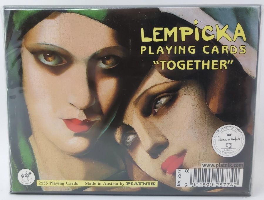 Mazzo Carte Ramino Piatnik Lempicka Together 2577 Bridge Rummy Canasta Vintage