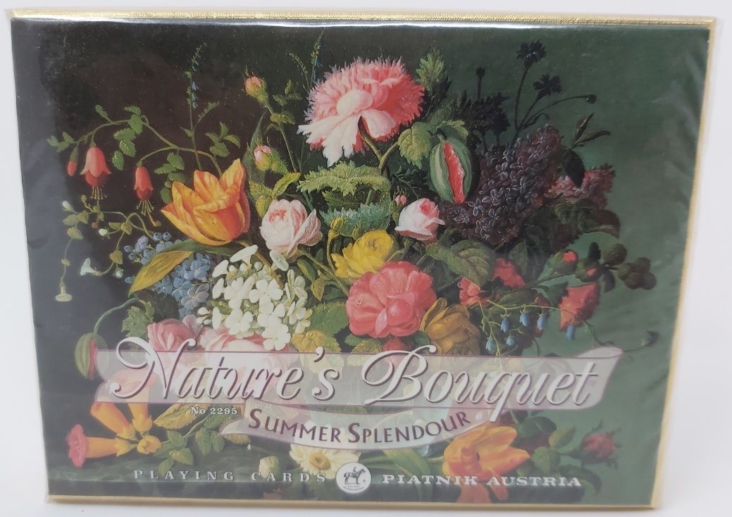 Mazzo Carte Ramino Piatnik Nature's Bouquet Summer Splendour 2295 Bridge Rummy Canasta Mazzo Carte Ramino Piatnik Nature's Bouquet Summer Splendour 2295 Bridge Rummy Canasta