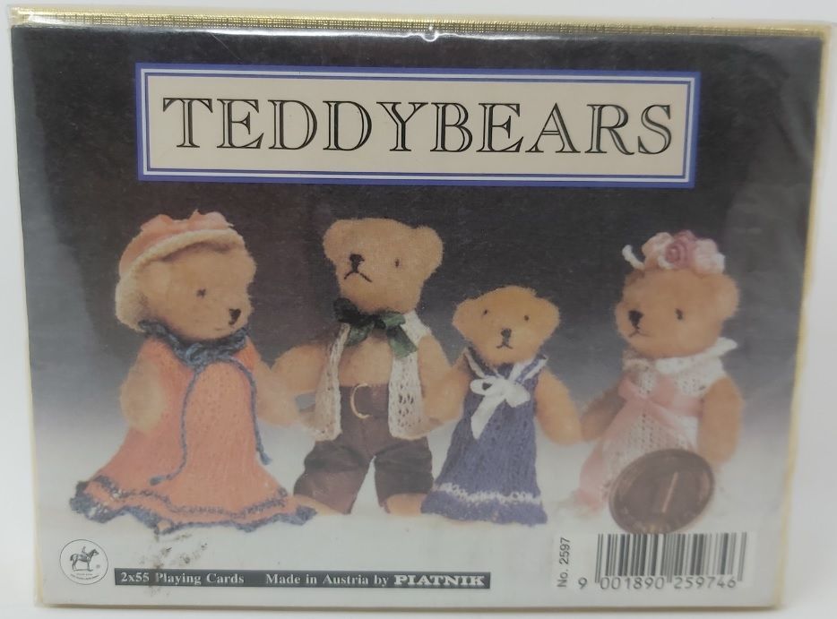 Mazzo Carte Ramino Piatnik Teddy Bears 2597 Bridge Rummy Canasta