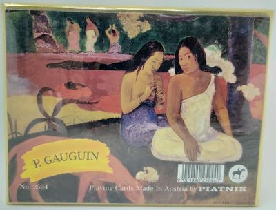 Mazzo Carte Ramino Piatnik Paul Gauguin Arearea 2524 Bridge Rummy Canasta Mazzo Carte Ramino Piatnik Paul Gauguin Arearea 2524 Bridge Rummy Canasta