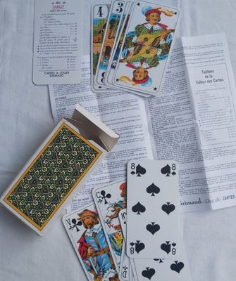 Mazzo Carte Tarocchi Jeu de Tarot 78 Cartes Grimaud Ducale - Creations RC Mazzo Carte Tarocchi Jeu de Tarot 78 Cartes Grimaud Ducale - Creations RC