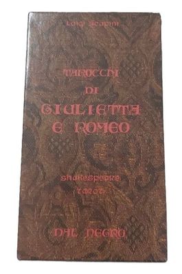 Mazzo Carte Tarocchi Giulietta e Romeo De Luxe Shakespeare Tarot Luigi Scapini Dal Negro