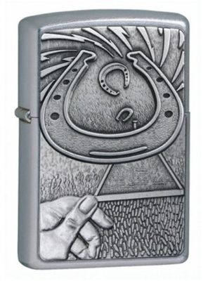 Accendino Zippo BS (Barrett Smythe) Horseshoe Ferro di Cavallo Anno 2008 Accendino Zippo BS (Barrett Smythe) Horseshoe Ferro di Cavallo Anno 2008