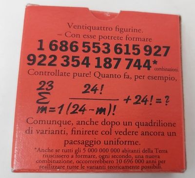 24 Cartoncini Disegni che Formano 1686553615927922354187744 Combinazioni di Quadri Pittorici (Curiosità) 24 Cartoncini Disegni che Formano 1686553615927922354187744 Combinazioni di Quadri Pittorici (Curiosità)