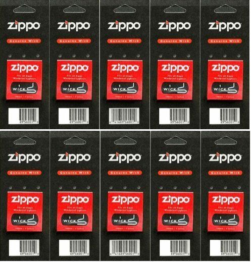 10 Confezioni Stoppini Wick Accendino Zippo 10 Confezioni Stoppini Wick Accendino Zippo