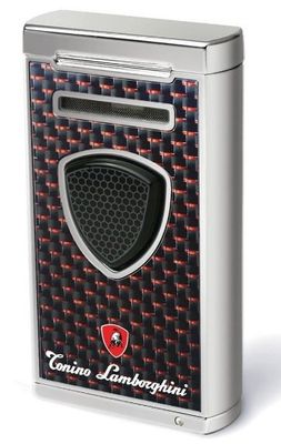Accendino Jet Flame Turbo per Sigaro e Sigaretta Tonino Lamborghini Pergusa Red Carbon Fiber Accendino Jet Flame Turbo per Sigaro e Sigaretta Tonino Lamborghini Pergusa Red Carbon Fiber