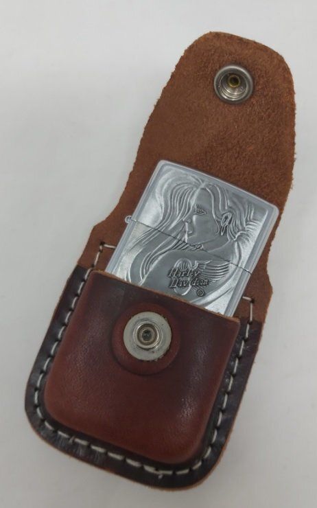 Accendino Zippo Placca Harley Davidson Tatoo Girl HD 1996 con Scatola Regalo