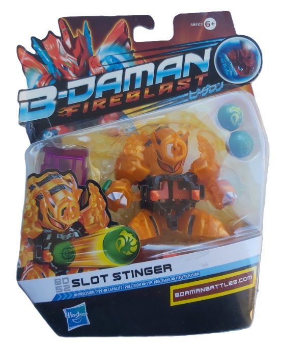 Action Figure Pupazzo B-Daman Fireblast Hasbro Slot Stinger 2014 Action Figure Pupazzo B-Daman Fireblast Hasbro Slot Stinger 2014