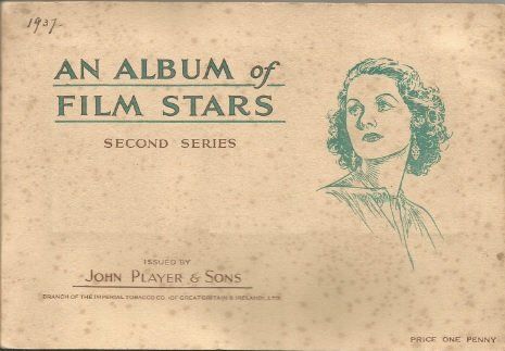Album Figurine Sigarette John Player & Sons Price One Penny Imperial Tobacco Stars Second Series 1937 Album Figurine Sigarette John Player & Sons Price One Penny Imperial Tobacco Stars Second Series 1937