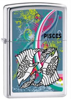 Accendino Zippo Zodiaco Pesci Pisces Accendino Zippo Zodiaco Pesci Pisces