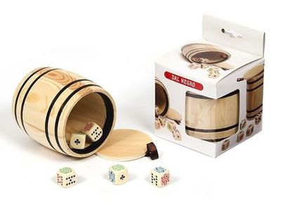 Bicchiere Legno 5 Dadi Poker Bicchiere Legno 5 Dadi Poker