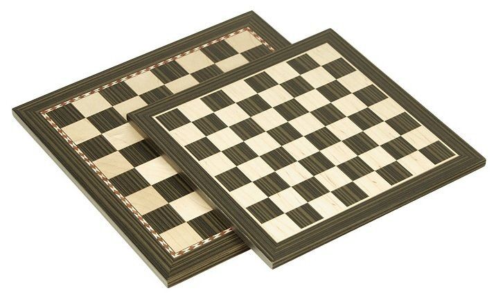 Base Scacchiera in Ebano Acero cm 35x35 Base Scacchiera in Ebano Acero cm 35x35