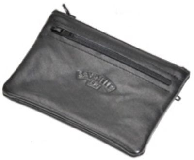 Borsa Porta Tabacco Trinciato Cartine 3 Zip Nero Borsa Porta Tabacco Trinciato Cartine 3 Zip Nero