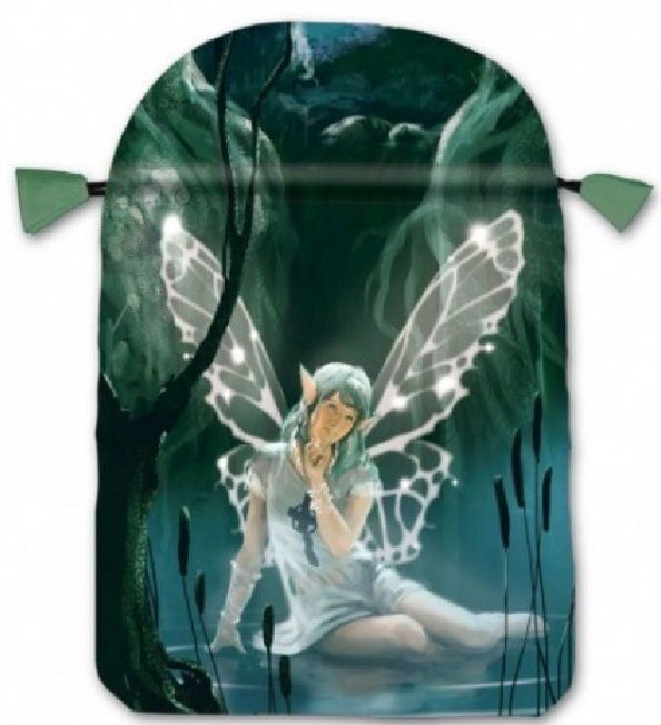 Borsetta Tarocchi Stampa su Raso Borsetta Tarocchi Stampa su Raso "Fata"