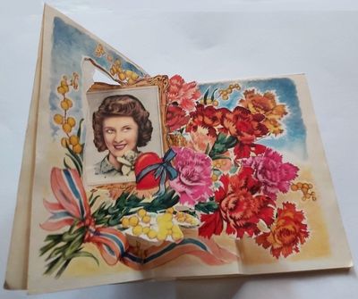 Biglietto Auguri χρονια πολλα Greco Buon Compleanno Pop-Up Tridimensionale 3D Anni ’60 Biglietto Auguri χρονια πολλα Greco Buon Compleanno Pop-Up Tridimensionale 3D Anni ’60