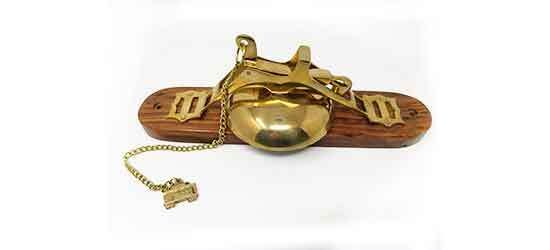 Campana Ottone e Legno da Muro