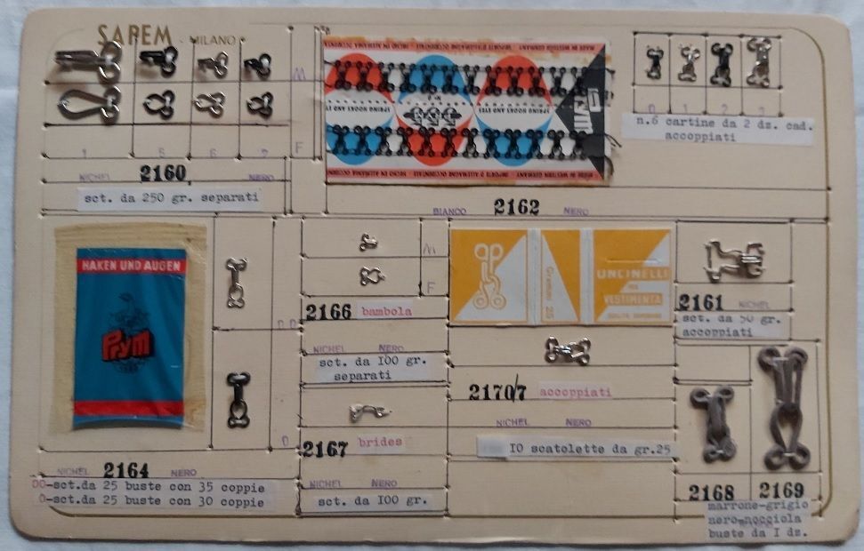 Campionario Cartella Tabella Antica Merceria SAPEM Milano Uncinelli (Giallo) Vestimenti SAP8 Campionario Cartella Tabella Antica Merceria SAPEM Milano Uncinelli (Giallo) Vestimenti SAP8