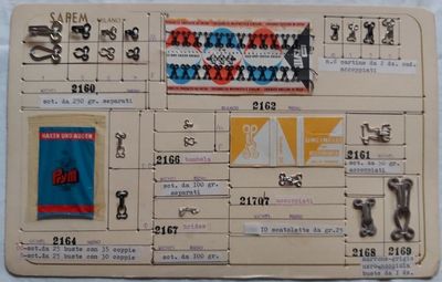 Campionario Cartella Tabella Antica Merceria SAPEM Milano Uncinelli (Giallo) Vestimenti SAP8 Campionario Cartella Tabella Antica Merceria SAPEM Milano Uncinelli (Giallo) Vestimenti SAP8