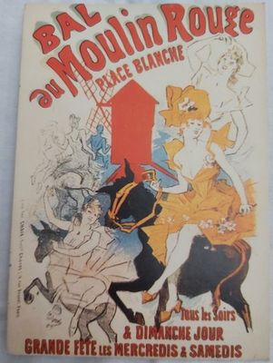 Cartolina Postale Non Viaggiata Danse Bal au Moulin Rouge Anni '70 Cartolina Postale Non Viaggiata Danse Bal au Moulin Rouge Anni '70
