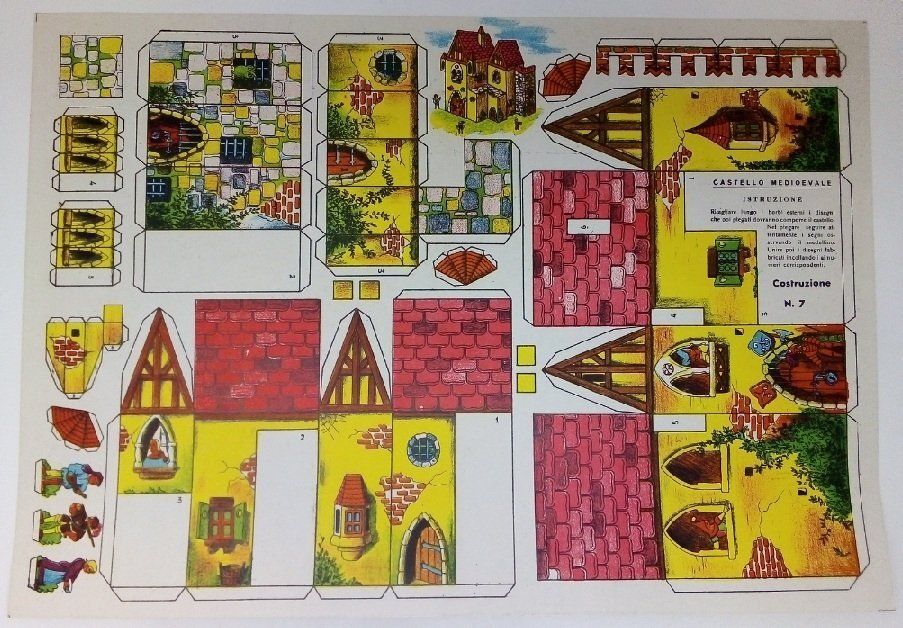 Cartoncino da Ritagliare "Castello Medioevale"