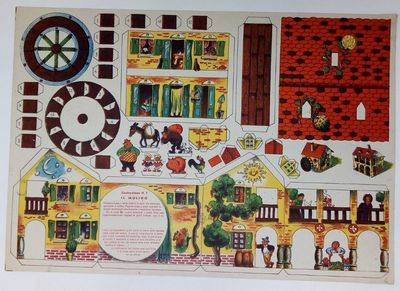Cartoncino da Ritagliare Cartoncino da Ritagliare "Il Mulino" Gioco Antico