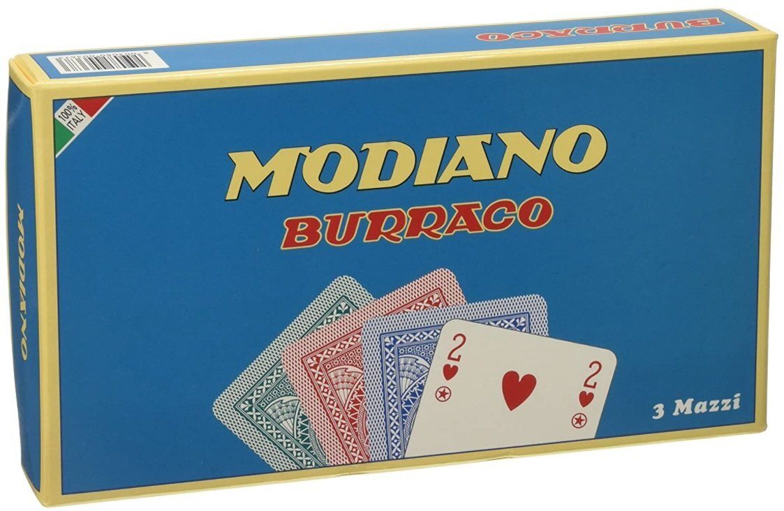 Confezione 3 Mazzi Burraco per 6 Giocatori Duplex Modiano Cristallo Confezione 3 Mazzi Burraco per 6 Giocatori Duplex Modiano Cristallo