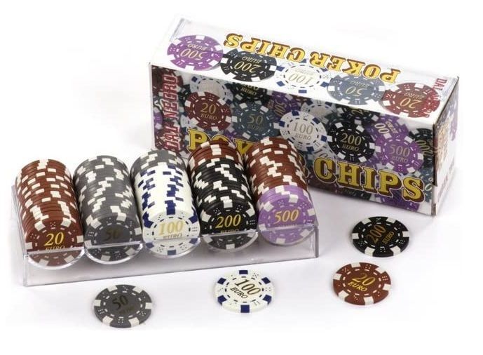 Fiches Chips 100 pezzi rack senza coperchio 2092 Valore 20-50-100–200-500 Fiches Chips 100 pezzi rack senza coperchio 2092 Valore 20-50-100–200-500