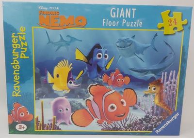 Giant Floor Puzzle Ravensburger pezzi 24 Disney Giant Floor Puzzle Ravensburger pezzi 24 Disney "Finding - Alla Ricerca di Nemo" 2005