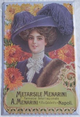 Farmacia Menarini Targa Latta Hachette Targhe Pubblicitarie Riproduzione Collezione Farmacia Menarini Targa Latta Hachette Targhe Pubblicitarie Riproduzione Collezione