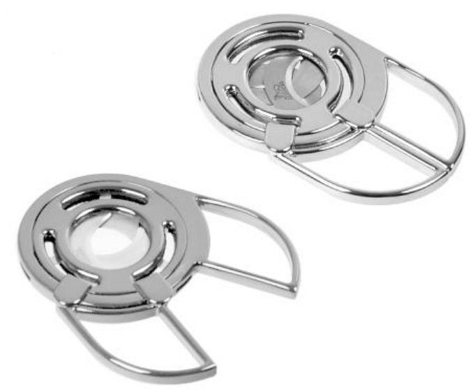 Forbici Sigaro da Tasca a 3 Lame Acciaio Tagliasigari