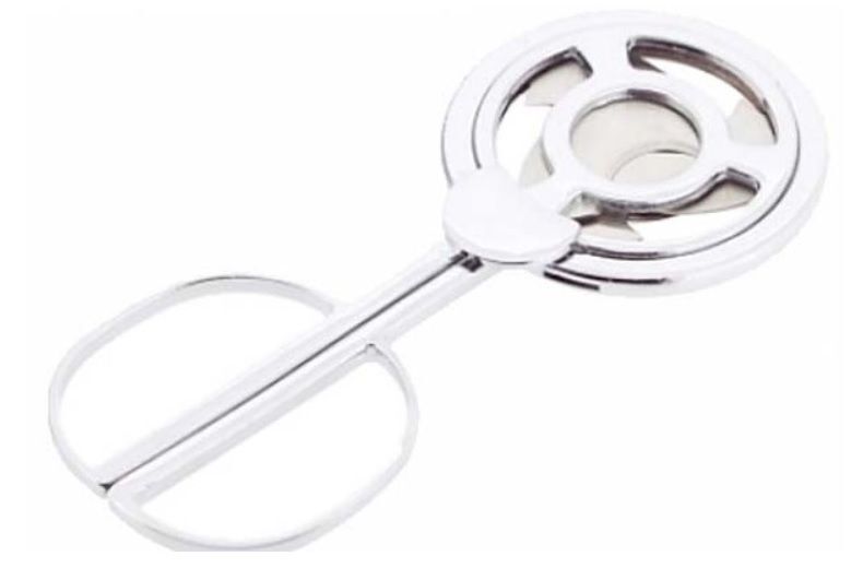 Forbici Sigaro da Tavolo a 3 Lame Cromo Tagliasigari Forbici Sigaro da Tavolo a 3 Lame Cromo Tagliasigari