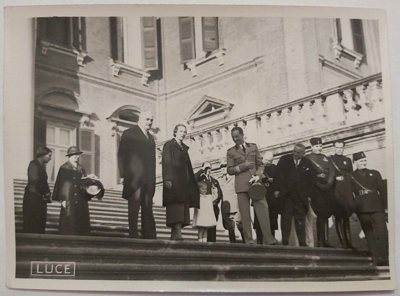 Fotografia Umberto II di Savoia Nozze Principe Giovannelli 1939 Fotografia Umberto II di Savoia Nozze Principe Giovannelli 1939