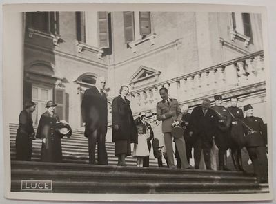 Fotografia Umberto II di Savoia Nozze Principe Giovannelli 1939 Fotografia Umberto II di Savoia Nozze Principe Giovannelli 1939