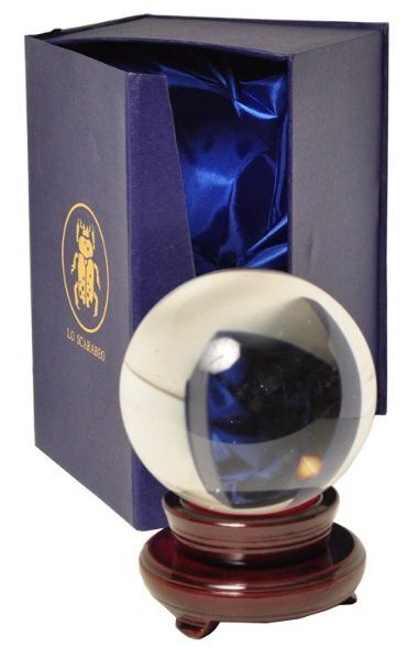 Sfera di Cristallo Professionale per la Divinazione (disponibile nei seguenti diametri: cm 6, 8, 10, 12, 15) Sfera di Cristallo Professionale per la Divinazione (disponibile nei seguenti diametri: cm 6, 8, 10, 12, 15), Dimensione per Diametro: diametro cm 6