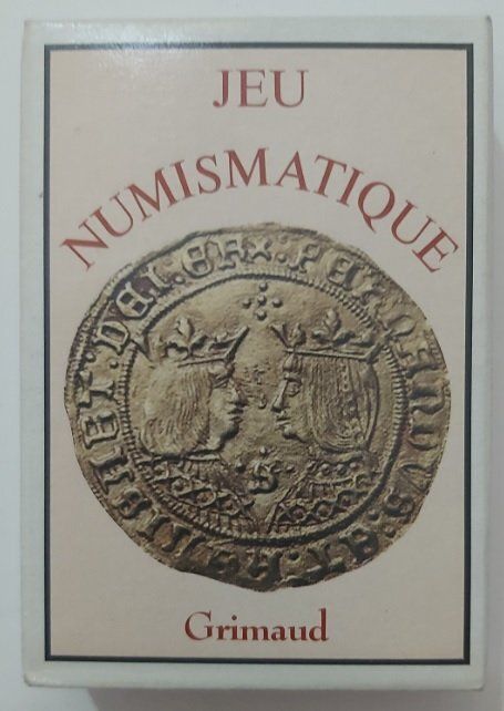 Mazzi di Carte da Poker Jeu Numismatique Grimaud Anno 1994 Back Rosso o Blue Mazzi di Carte da Poker Jeu Numismatique Grimaud Anno 1994 Back Rosso o Blue, Carte da Poker Jeu Numismatique: Back Retro Rosso