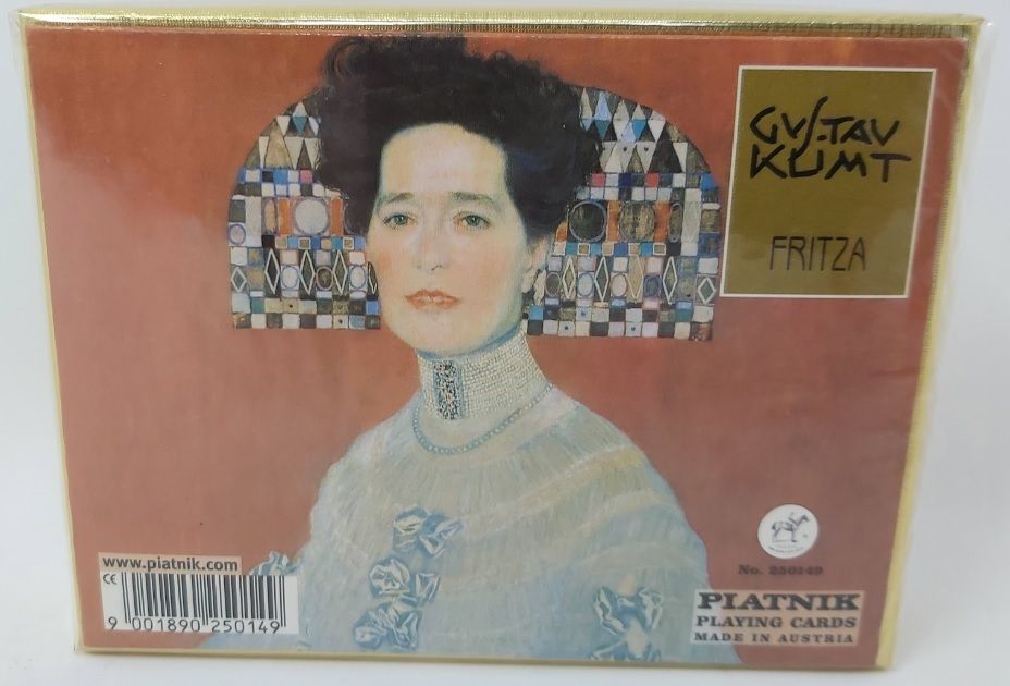 Mazzi di Carte Ramino Piatnik Gustav Klimt Fritza – Adele – Emilie Mazzi di Carte Ramino Piatnik Gustav Klimt Fritza – Adele – Emilie, Gustav Klimt: Fritza