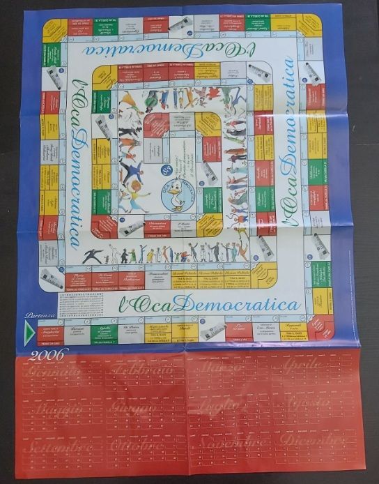 Gioco da Tavolo L'Oca Democratica XII-2005 Calendario 2006 Gioco da Tavolo L'Oca Democratica XII-2005 Calendario 2006