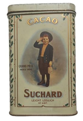 Scatola Latta Tin Box Vintage Cacao Suchard 1826 Germany Scatola Latta Tin Box Vintage Cacao Suchard 1826 Germany