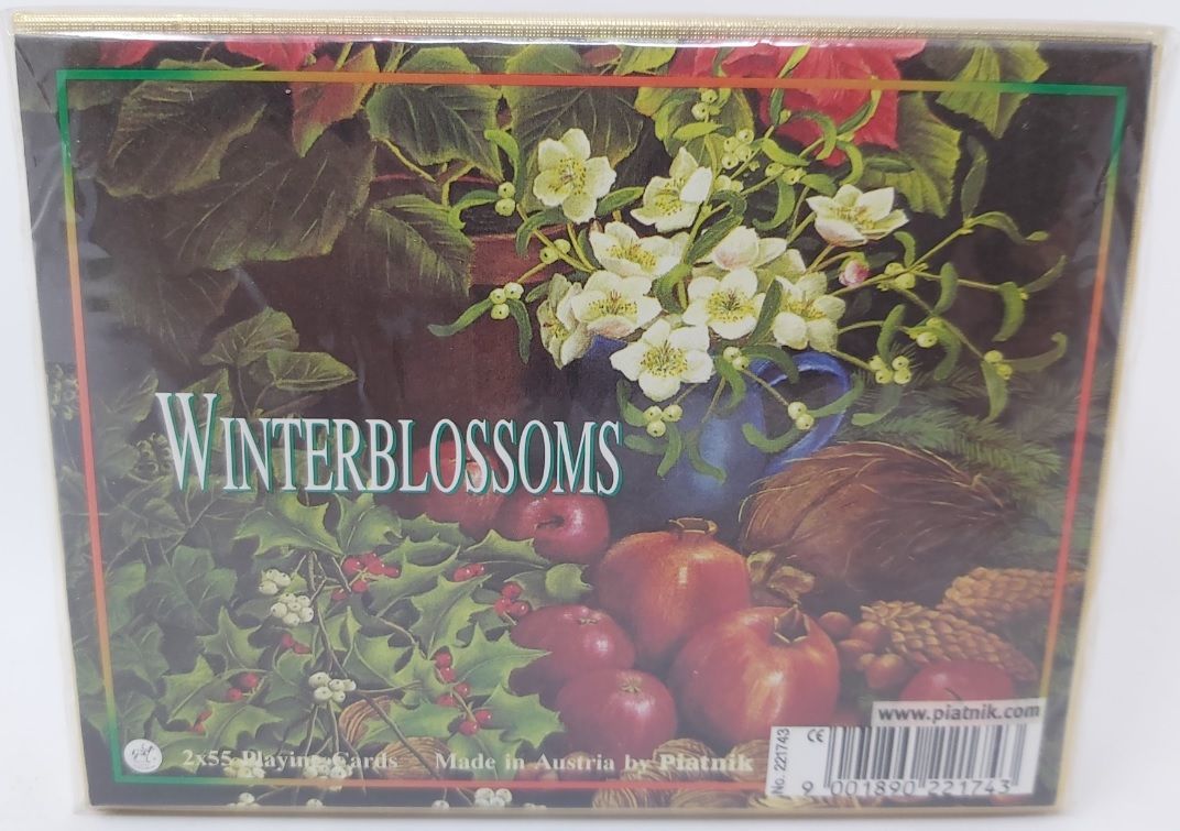Mazzo Carte Ramino Piatnik Winterblossoms 221743 Bridge Rummy Canasta Mazzo Carte Ramino Piatnik Winterblossoms 221743 Bridge Rummy Canasta