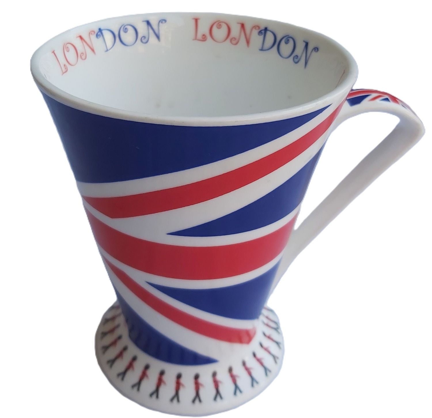 Boccale Tazza Bicchiere Ceramica Souvenir Londra SHIV Souvenirs of London
