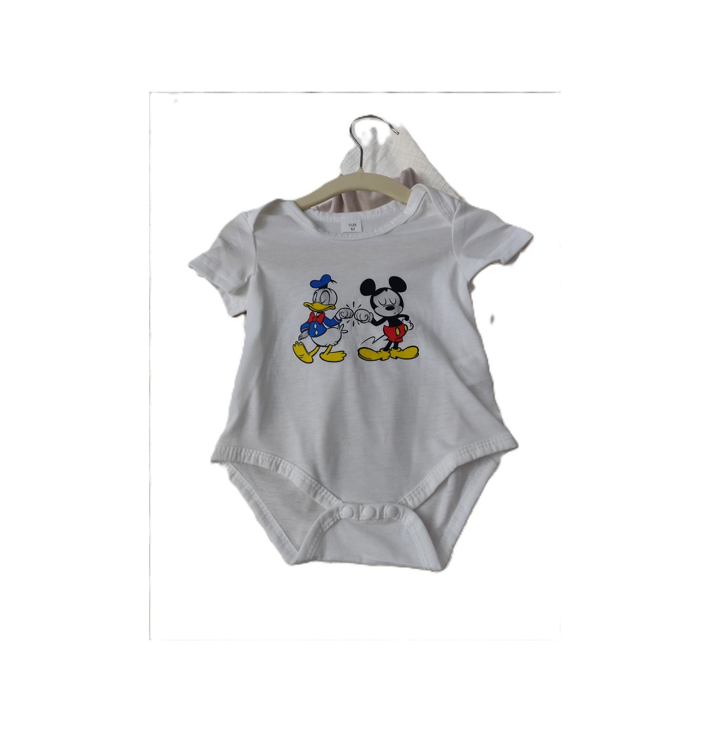 BODY MANGA CORTA MICKEY Y DONALD