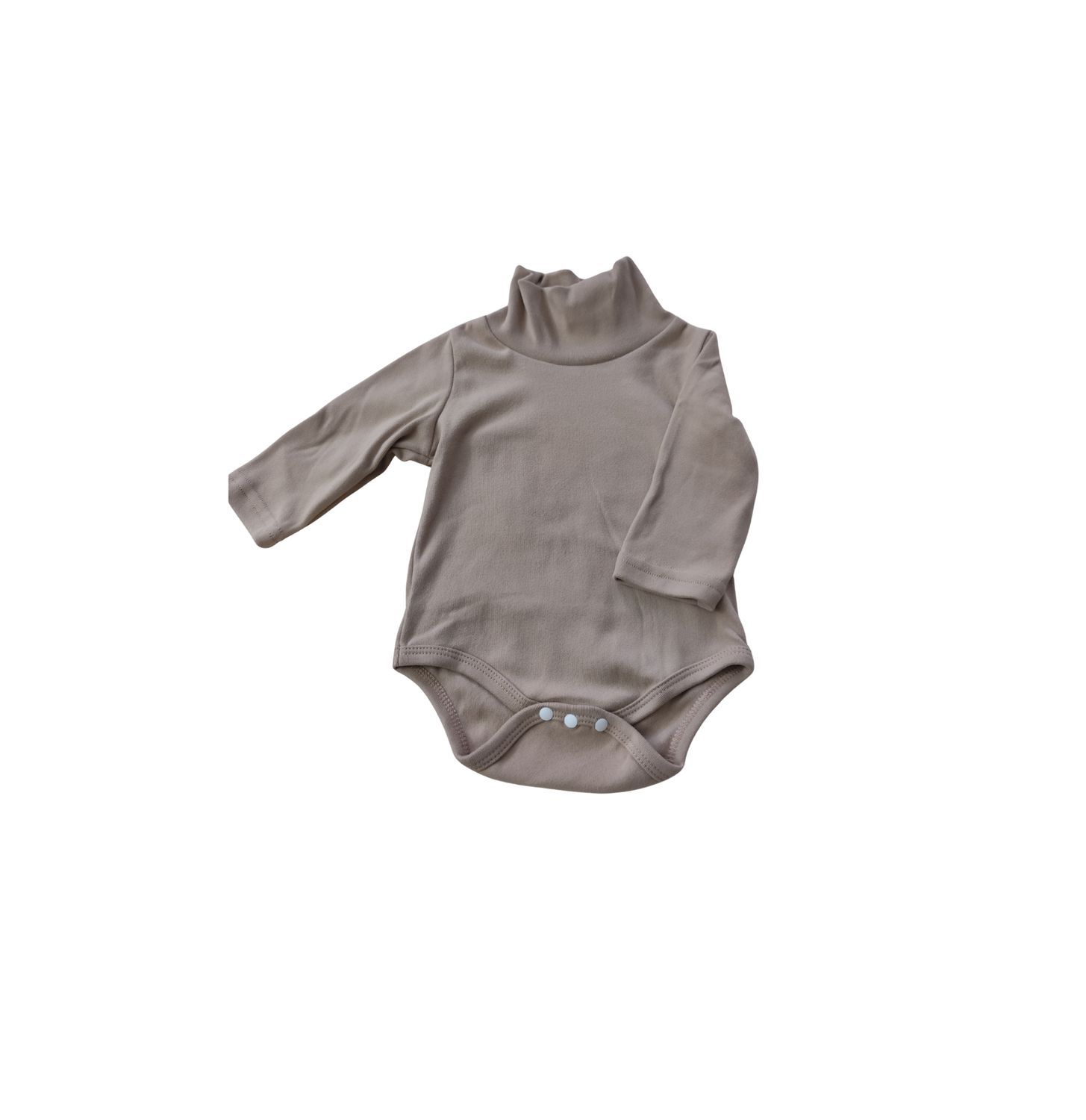 CAMISETA BODY MANGA LARGA Y CUELLO VUELTO