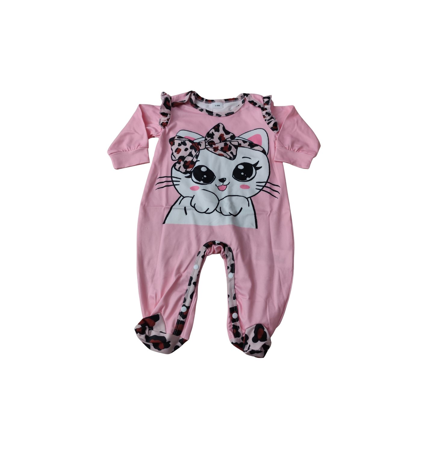 PELELE ROSA CON DIBUJO GATITO