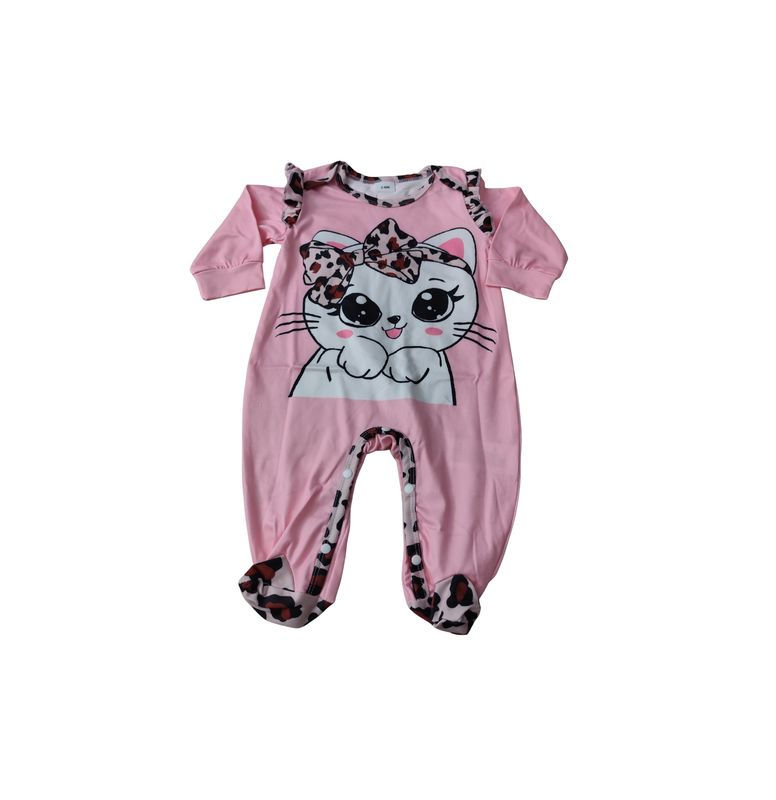 PELELE ROSA CON DIBUJO GATITO