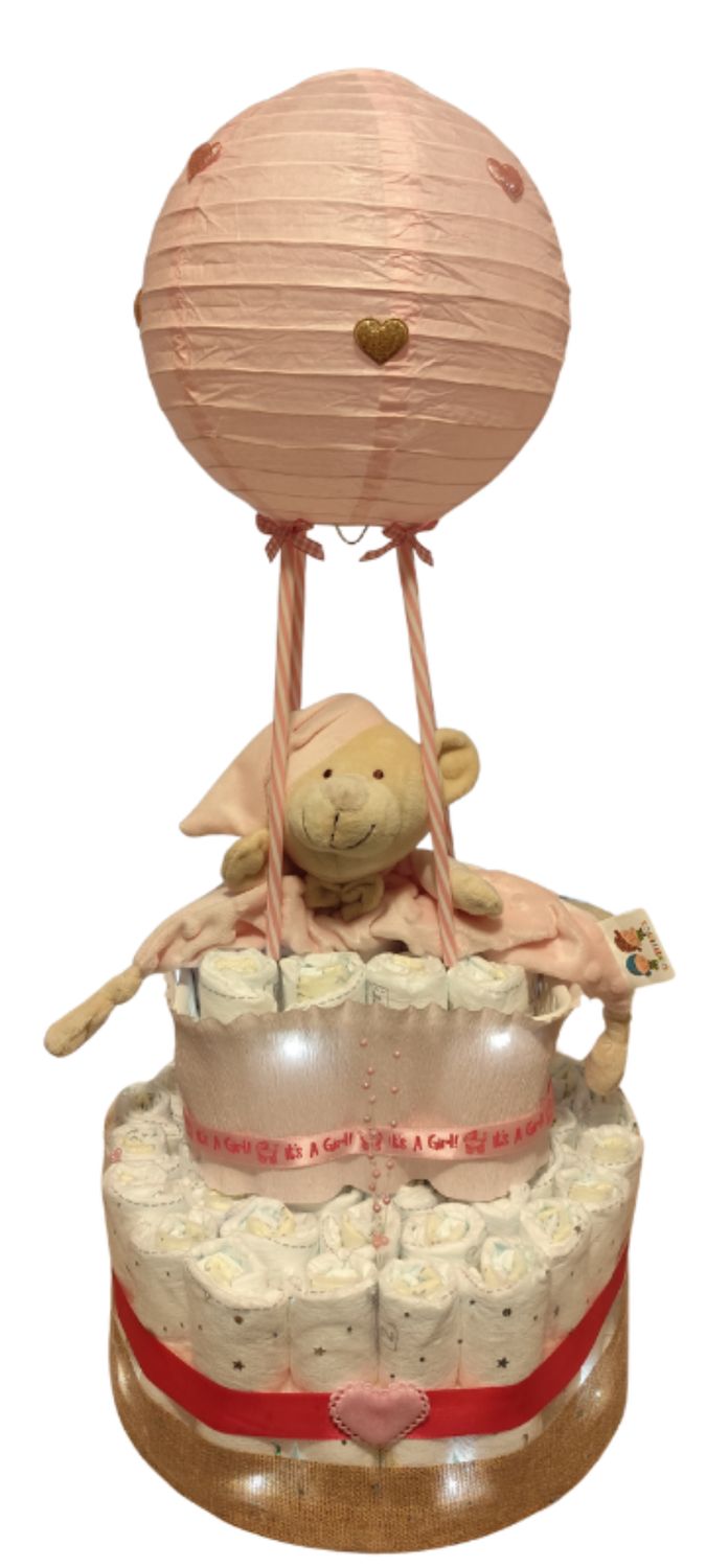 Base de tarta de pañales 30 cm (2 pisos) Base de tarta de pañales 30 cm (2 pisos)