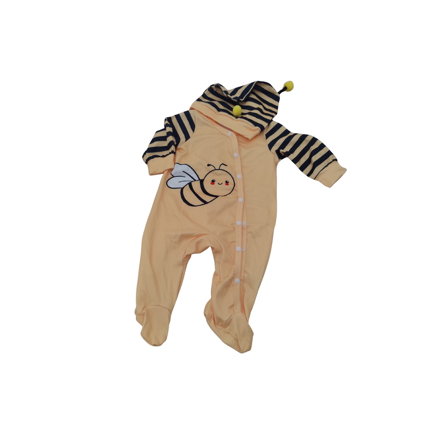 PELELE ABEJA CON CHUPETERO, MORDEDOR  Y PORTACHUPETES