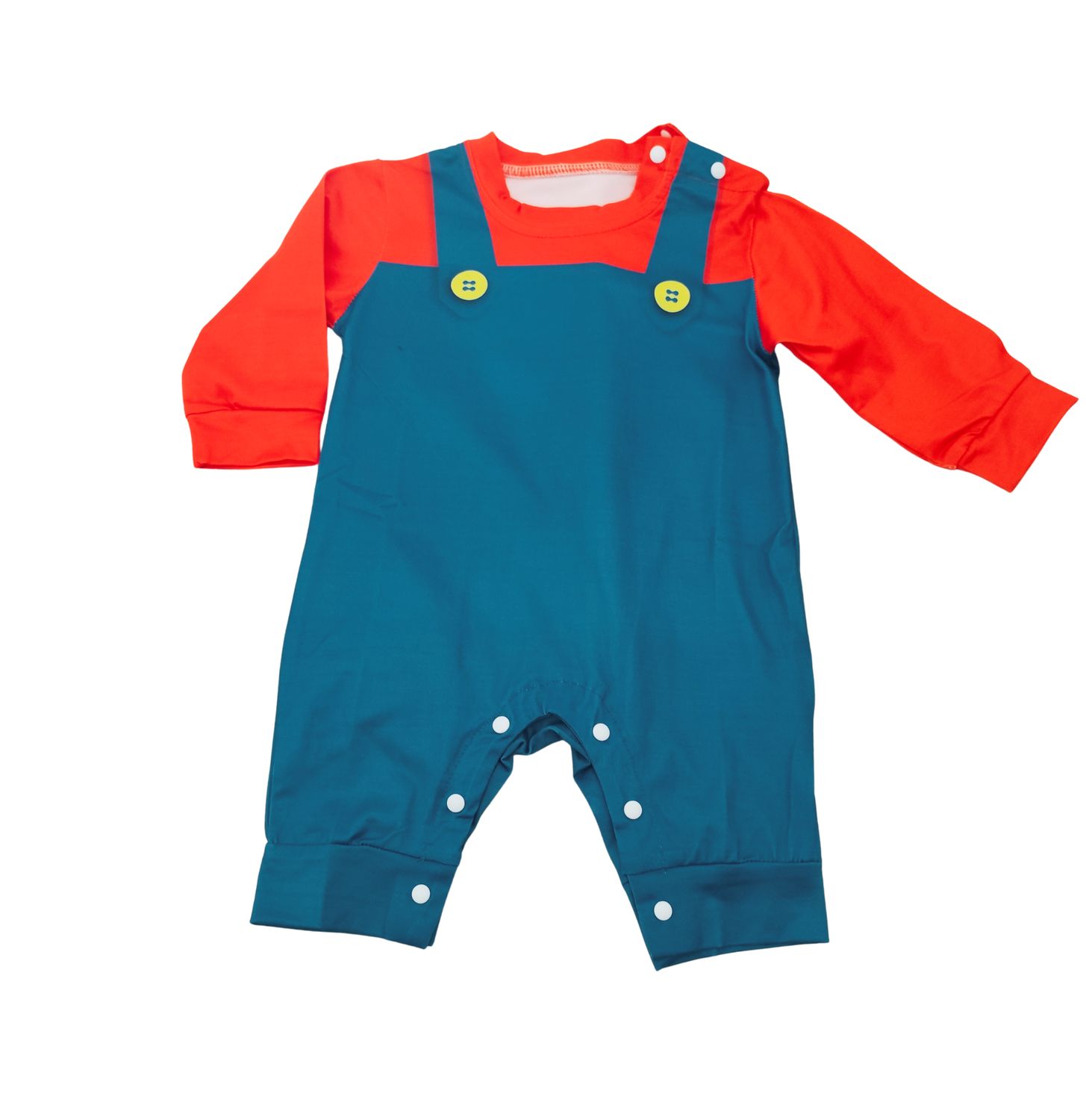 TRAJECITO MANGA LARGA SUPER MARIO BROS. CON CHUPETERO, MORDEDOR Y PORTACHUPETES