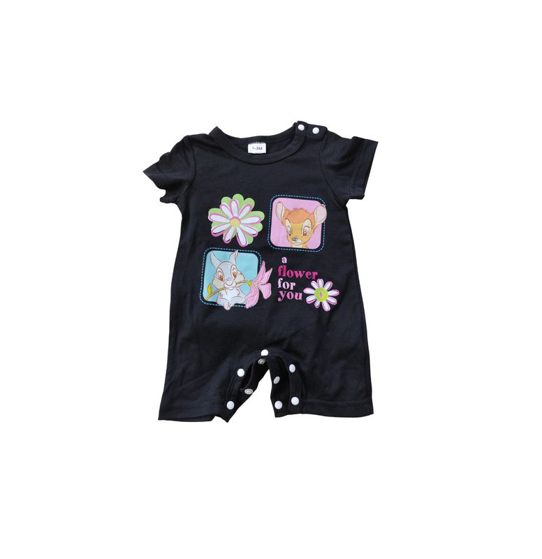 TRAJECITO CORTO CON MOTIVOS DISNEY CON CHUPETERO, MORDEDOR Y PORTACHUPETES